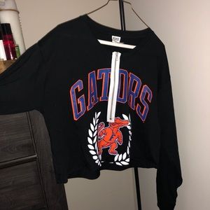 Cropped long sleeve UF Gators shirt